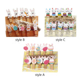 Maxbell 10x Easter Rabbit Photo Clips Ornaments for Photography Party Home Decor style A