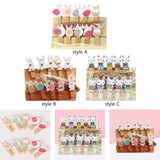 Maxbell 10x Easter Rabbit Photo Clips Ornaments for Photography Party Home Decor style A
