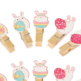 Maxbell 10x Easter Rabbit Photo Clips Ornaments for Photography Party Home Decor style A