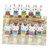 Maxbell 10x Easter Rabbit Photo Clips Ornaments for Photography Party Home Decor style C