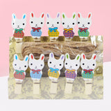 Maxbell 10x Easter Rabbit Photo Clips Ornaments for Photography Party Home Decor style C