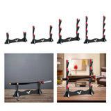 Maxbell Wooden Sword Stand Hanger Support Horizontal Durable for Flute Home Room 1 Layer