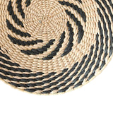 Maxbell Wall Decor Artistic Grass Weave Pattern Decoration for Kitchen Entryway Style C 30cm