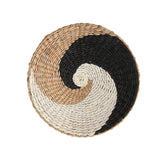 Maxbell Wall Decor Artistic Grass Weave Pattern Decoration for Kitchen Entryway Style D 40cm