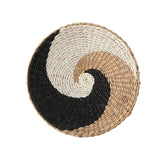 Maxbell Wall Decor Artistic Grass Weave Pattern Decoration for Kitchen Entryway Style D 40cm