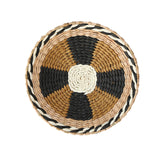 Maxbell Wall Decor Artistic Grass Weave Pattern Decoration for Kitchen Entryway Style E 30cm