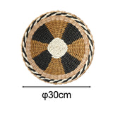 Maxbell Wall Decor Artistic Grass Weave Pattern Decoration for Kitchen Entryway Style E 30cm