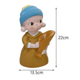 Maxbell Nordic Bouquet Girl Statue Table Centerpieces for Living Room Office Cabinet
