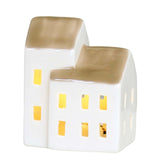 Maxbell Ceramic House Night Light Modern Stand for Celebrations Home Wedding Decor