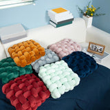 Maxbell Decorative Throw Cushion Soft Pillow Knot Pillow for Desktop Holiday Dorm Pink