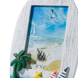 Maxbell Mediterranean Photo Frame Table Centerpiece for Fireplace Home Decor Style B