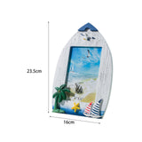 Maxbell Mediterranean Photo Frame Table Centerpiece for Fireplace Home Decor Style B