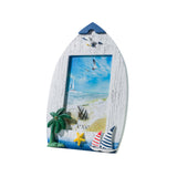 Maxbell Mediterranean Photo Frame Table Centerpiece for Fireplace Home Decor Style B