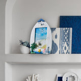 Maxbell Mediterranean Photo Frame Table Centerpiece for Fireplace Home Decor Style B