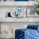 Maxbell Mediterranean Photo Frame Table Centerpiece for Fireplace Home Decor Style B