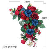 Maxbell Artificial Wedding Arch Flowers Decorative for Wall Drawing Room Outdoor