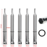 Maxbell Hex Shank Nut Driver Nut Driver Drill Bit Tools for Electric Drill 10 12 13 14 17