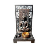 Maxbell Tealight Candle Holder Buddha Tea Light Holders for Living Room Decoration Style B
