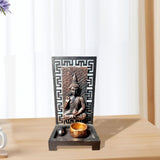 Maxbell Tealight Candle Holder Buddha Tea Light Holders for Living Room Decoration Style B