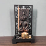 Maxbell Tealight Candle Holder Buddha Tea Light Holders for Living Room Decoration Style B