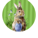 Maxbell Easter Door Sign Wood Door Hanger Bunny Pattern Ornament Housewarming Gift Style D
