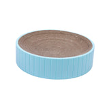 Maxbell Round Cat Scratcher Cardboard Durable Nest Furniture Protection for Kitten Blue