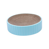 Maxbell Round Cat Scratcher Cardboard Durable Nest Furniture Protection for Kitten Blue