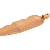 Maxbell Japanese Bamboo Incense Sticks Holder Durable Leaf Statue for Table Office