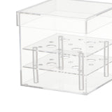 Maxbell Clear Acrylic Flower Vase 2 Tiers Stand Acrylic Flower Box for Wedding