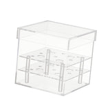 Maxbell Clear Acrylic Flower Vase 2 Tiers Stand Acrylic Flower Box for Wedding