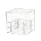 Maxbell Clear Acrylic Flower Vase 2 Tiers Stand Acrylic Flower Box for Wedding