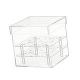 Maxbell Clear Acrylic Flower Vase 2 Tiers Stand Acrylic Flower Box for Wedding