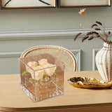Maxbell Clear Acrylic Flower Vase 2 Tiers Stand Acrylic Flower Box for Wedding