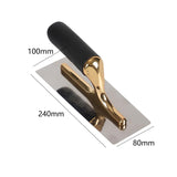 Maxbell Drywall Trowels Stainless Steel Soft Handle for Wall Construction Concrete 24cm