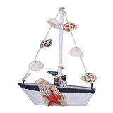 Maxbell Sailboat Model Decor Ornament Wooden Sailing Boat Lightweight for Desk Seagull