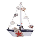 Maxbell Sailboat Model Decor Ornament Wooden Sailing Boat Lightweight for Desk Seagull