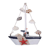 Maxbell Sailboat Model Decor Ornament Wooden Sailing Boat Lightweight for Desk Seagull