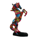 Maxbell Horse Statues Sculptures Artwork Graffiti for Wedding Drawing Room Table Style E