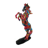 Maxbell Horse Statues Sculptures Artwork Graffiti for Wedding Drawing Room Table Style E