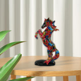 Maxbell Horse Statues Sculptures Artwork Graffiti for Wedding Drawing Room Table Style E