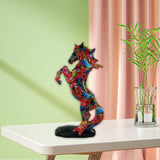 Maxbell Horse Statues Sculptures Artwork Graffiti for Wedding Drawing Room Table Style E