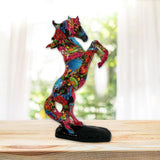 Maxbell Horse Statues Sculptures Artwork Graffiti for Wedding Drawing Room Table Style E