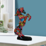Maxbell Horse Statues Sculptures Artwork Graffiti for Wedding Drawing Room Table Style E