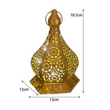 Maxbell Ramadan Table Lamp Decoration Night Light Eid Mubarak Light for Weddings Aureate Style A