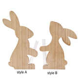 Maxbell Easter Rabbit Vase Figurine Statue Gift Bunnies Sculpture for Indoor Outdoor style A