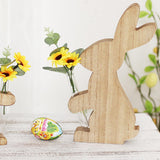 Maxbell Easter Rabbit Vase Figurine Statue Gift Bunnies Sculpture for Indoor Outdoor style A
