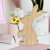 Maxbell Easter Rabbit Vase Figurine Statue Gift Bunnies Sculpture for Indoor Outdoor style A