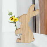 Maxbell Easter Rabbit Vase Figurine Statue Gift Bunnies Sculpture for Indoor Outdoor style A