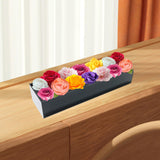 Maxbell Acrylic Flower Vase Rectangular Floral Vase Centerpiece for Dining Table M