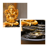 Maxbell Tabletop Water Fountain Buddha Statue for Office Farmhouse Birthday Gifts Hindu Ganesha